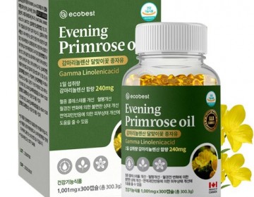 에코베스트 달맞이꽃 종자유 (1박스 300캡슐)