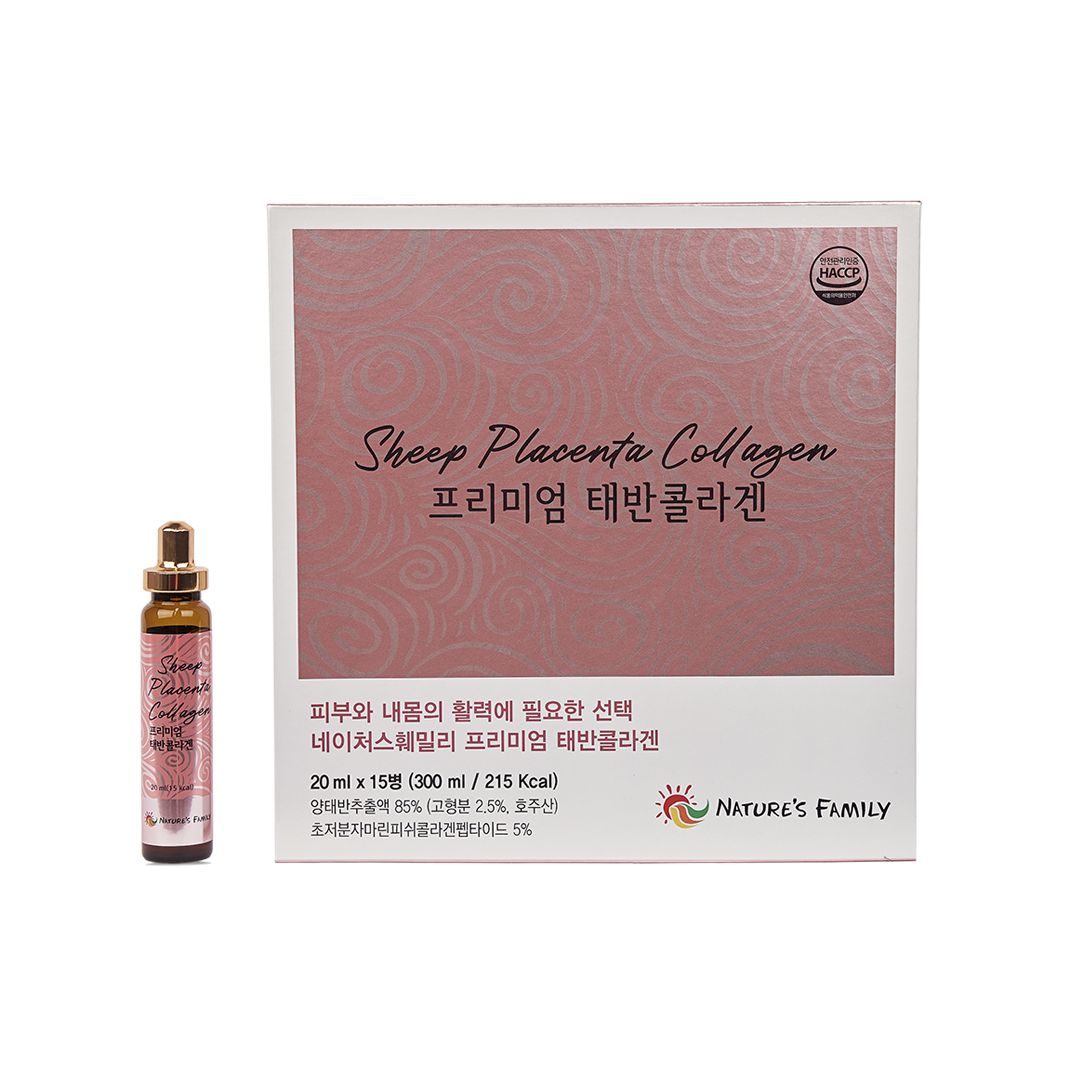 네이처스패밀리 프리미엄 태반콜라겐(15병/15일분)
